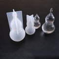 Jewelry Gourd Pendulum Pendant Size Epoxy Decorate Cake Resin Crystal Glue Silicone Mold Aromatherapy for 3D Mould