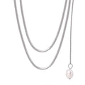 Newest Product Fashion Trend Stainless Steel 18K Plated Sweater Chains Jewelry Necklace