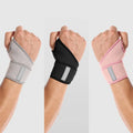 Customized Nylon Weightlifting Wrist Wraps with Thumb Support Fitness Safety Weight Lifting Wrist Wraps