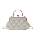 Guangzhou Auyan High-Grade Hand-Woven Pearl Bag Chain Leisurely Shoulder Bag with New Texture