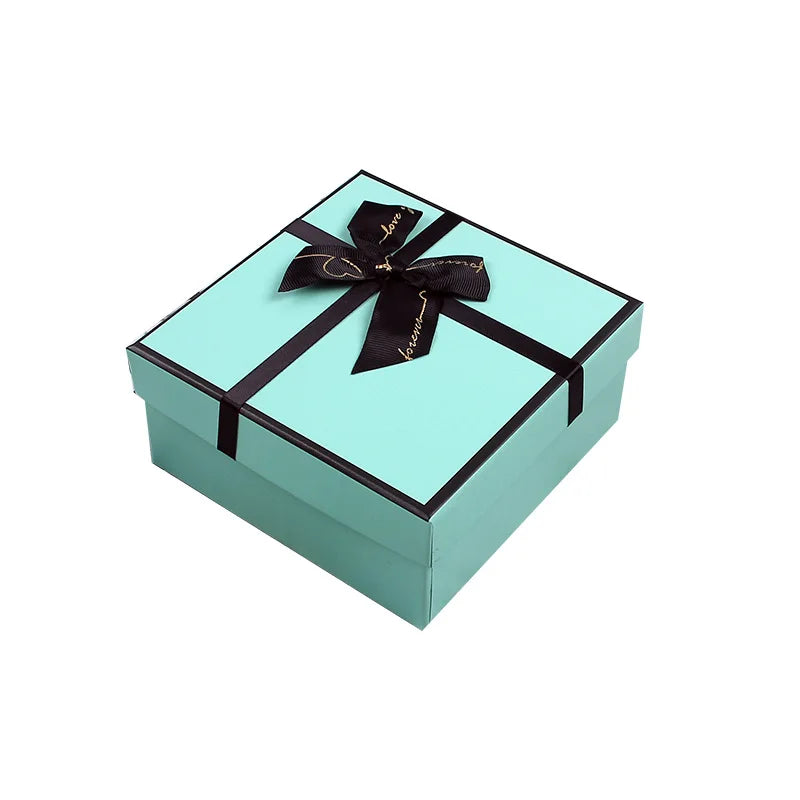 Hot Sale Wholesale Luxury Custom logo Paper Packaging Gift Box for Birthday Gift With Bow