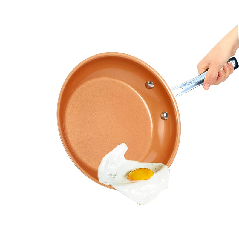 Best Selling Aluminum Skillet or Ceramic Nonstick Cooking Frying Pans with Stainless Steel Handle