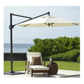 Waterproof UV Resistant High Class 3m Modern Aluminum Outdoor Umbrella with Stand for Hotel and Park Use
