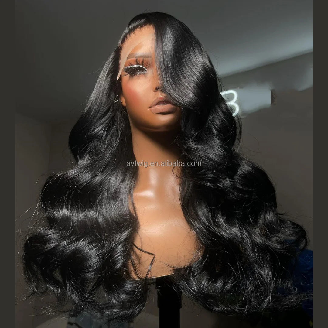 Wholesale Top Grade Natural Color Brazilian Lace Front Human Hair Wigs Pre Plucked 13x4 /4x4 Lace Frontal Wig for Women