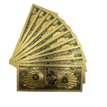 Free Shipping Us Dollar Bank Note Usd Gold Foil Plated Banknotes in Stock