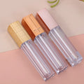 Custom color luxury clear mascara tube 5ml square cosmetic bottles for lipstick tube