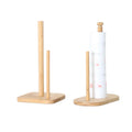 QINLAN Wooden Kitchen Roll Paper Towel Holder Vertical Multifunctional Model QL78/56
