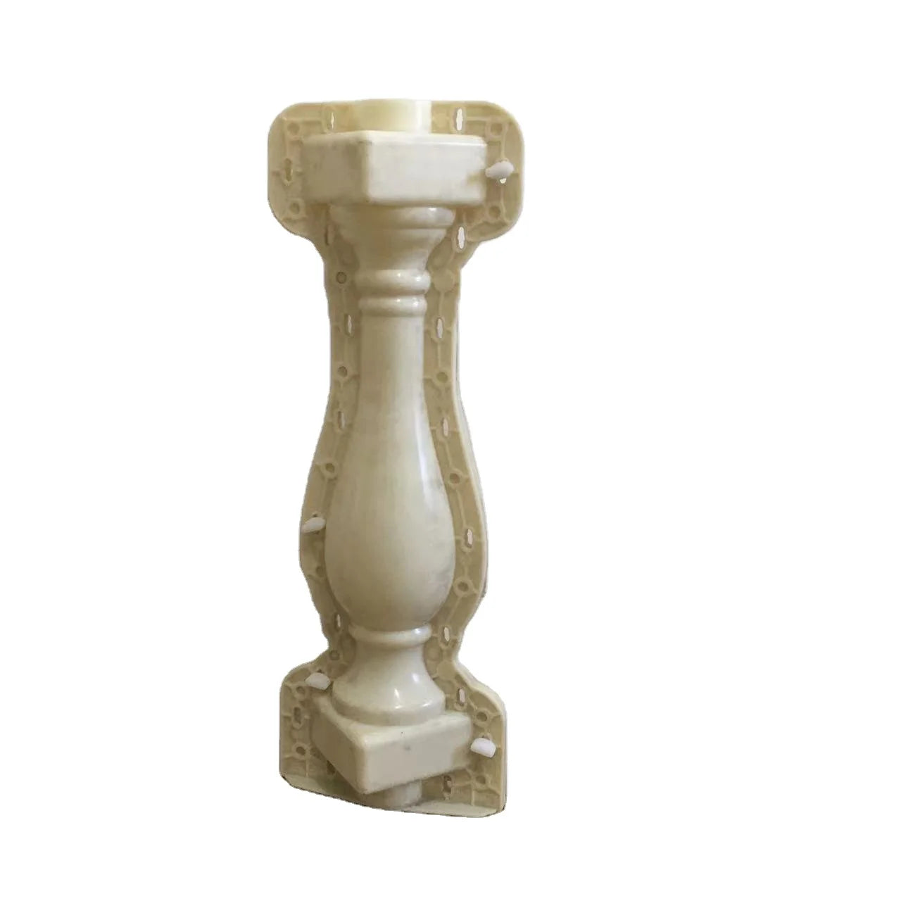 60cm/23.6"  Height Precast  Plastic Decorative Round Shape  Concrete Baluster Mold for Sale