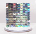 Wholesale Birthday Party Wedding Event Stage Background Sequin Snap-on Various Installation Methods Sequin Wall
