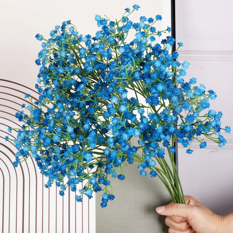 Artificial Babys Breath Flowers Bouquet Baby Breath Flower Artificial Bulk Soft Glue Baby's Breath Artificial Flower