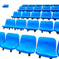 Outdoor Fixed HDPE Plastic Stadium Sport Grandstands Spectator Chair Seating UV Stable Customizable Color 3-Year Warranty Soccer