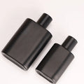 Matte Black Round 30ml Glass Perfume Refill Bottle with Unique Press Mist Sprayer and Pump
