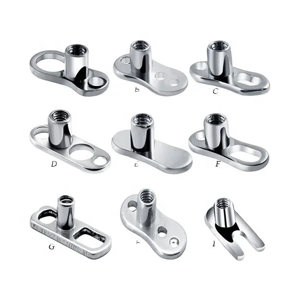 G23 Titanium Micro Dermal Anchor Piercing Trendy Body Jewelry for Weddings Parties Gifts Engagements Anniversaries