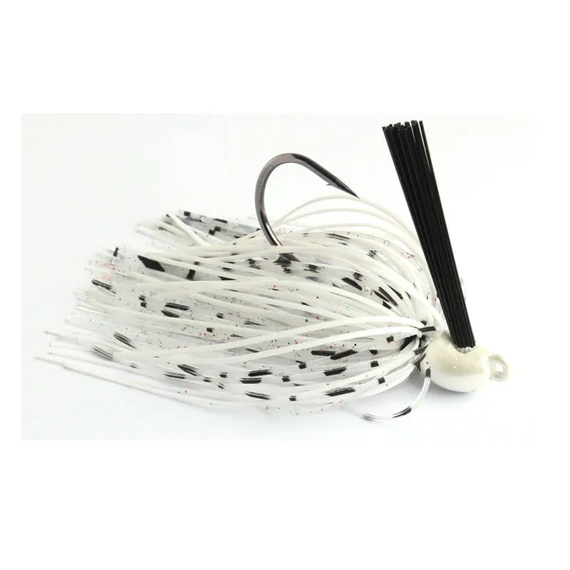 10g Artificial Bait Swim Jig Rubber Skirt Sharp Hook Jig Head Weedless Bass Fishing Lure