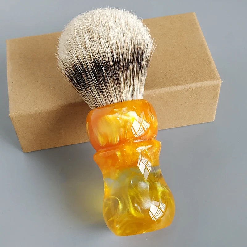 Dscosmetic Golden Years Silvertip Badger Hair Shaving Brush for Man Wet Shaving