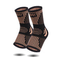KS-3025 #Copper Ankle Support Foot Bandage Brace Copper Infused Compression Ankle Sleeve Plantar Recovery