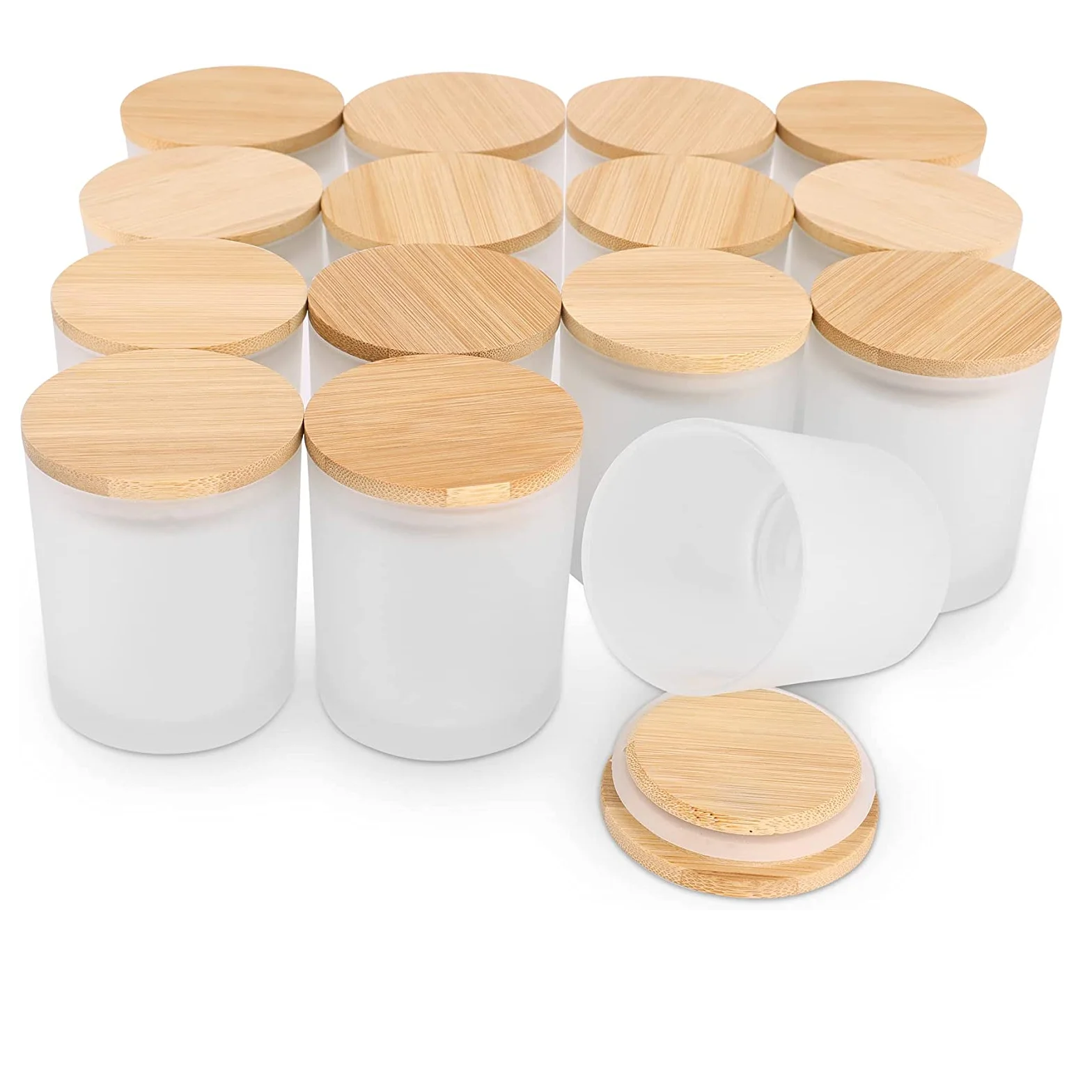 12 oz Matte Candle Vessels Large Candle Vessel 16 oz 15 oz Scented Candle Vessels with Lids