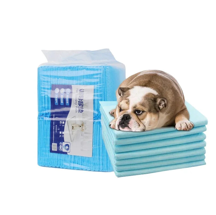 Sustainable Disposable Puppy Pee Pads Pet Training Mat for Dogs Eco-Friendly Urine Hygienic Mat Hygienic Water Absorption