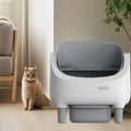 Luxury 8L Large Capacity Self-Cleaning Cat Litter Box Smart Auto Cleaning with WIFI App Control Luxury Pet Toilet