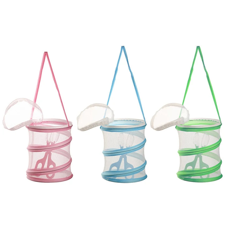 Outdoor Exploration Colorful Mesh Portable Folding Insect Cage Insect Observation Butterfly Habitat
