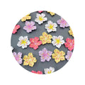 100Pcs Resin Flower Peach Blossom Petal Flatback Cabochons for Hair Bows DIY Scrapbooking Phone Decor Embellishments Accessories