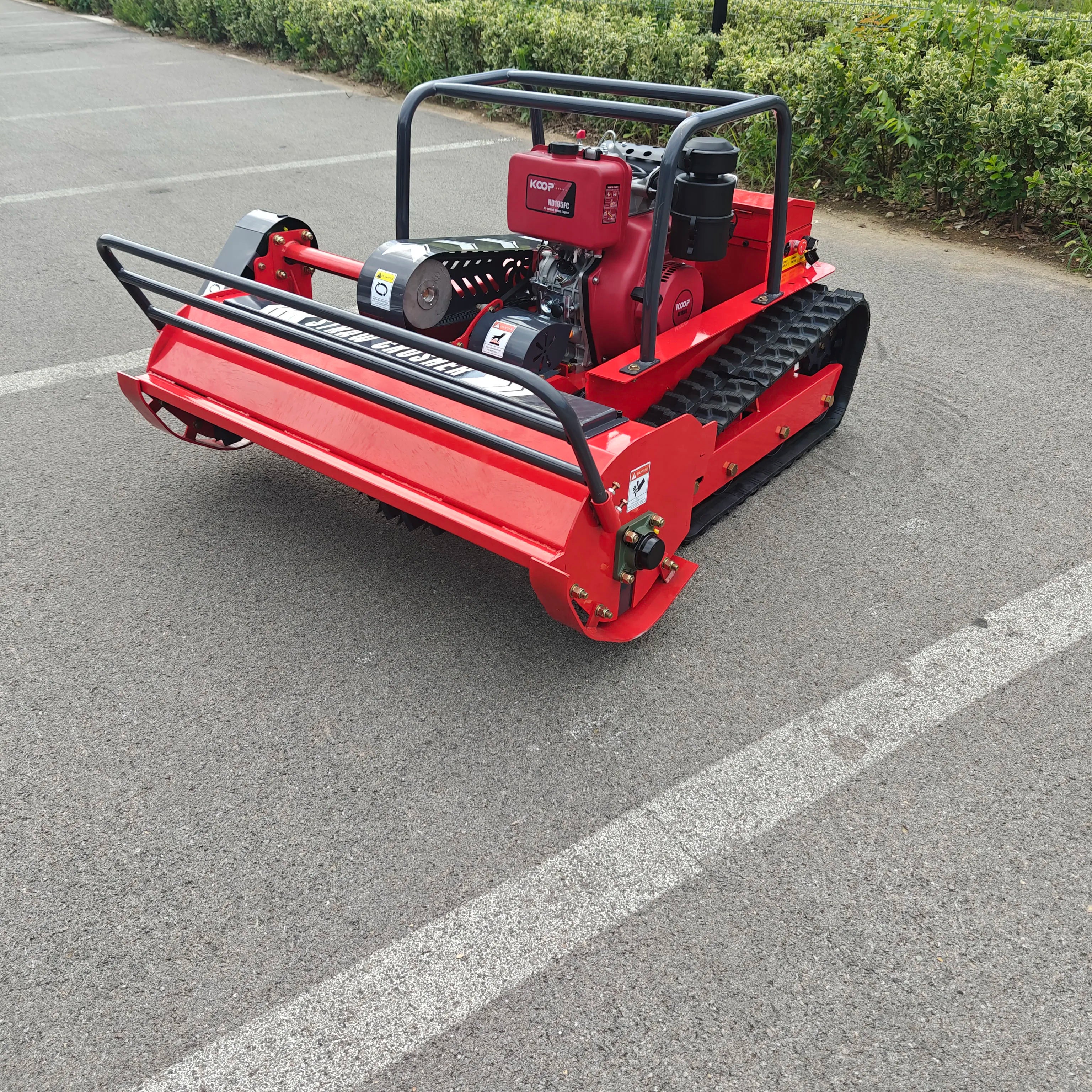 Mowers Garden Lawn Farm Fully Automatic Remote Control Crawler Lawn Mower Grass Shredder