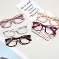 Fashion Anti Blue Light Optical Frame Trendy Europe Style Fancy Flat Glasses