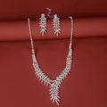 2024 New Wedding Jewelry Set for Women Saudi Arabia 2 Pieces/Set Crystal Bridal Jewellery Collection Bracelet Necklace Set