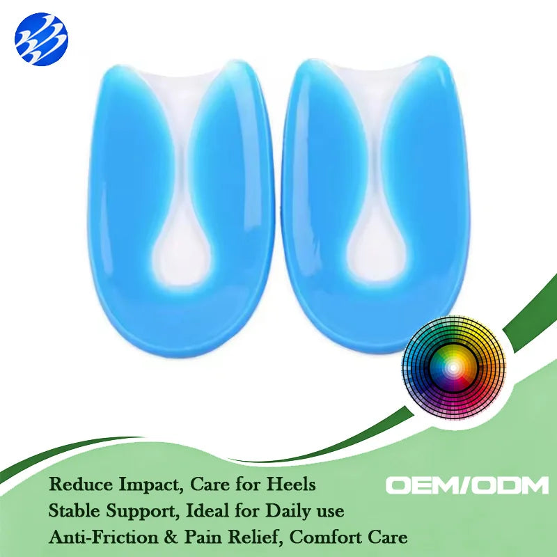 Best-Selling Heel Pad Insoles Soft Shock Absorb Relieve Heel Inflammation Durable Anti-slip Heel Pads for Daily Use