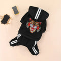 Cheap Wholesale tiger Sport Pet Hooded Sweatshirt Dog Hoodie Luxury Dog Jackets Coats Hoodie Pet Clothes