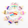 Hot Sale Cute 3d Miniature Food Theme Polymer Clay Ice Cream Design Diy Kit Accessories