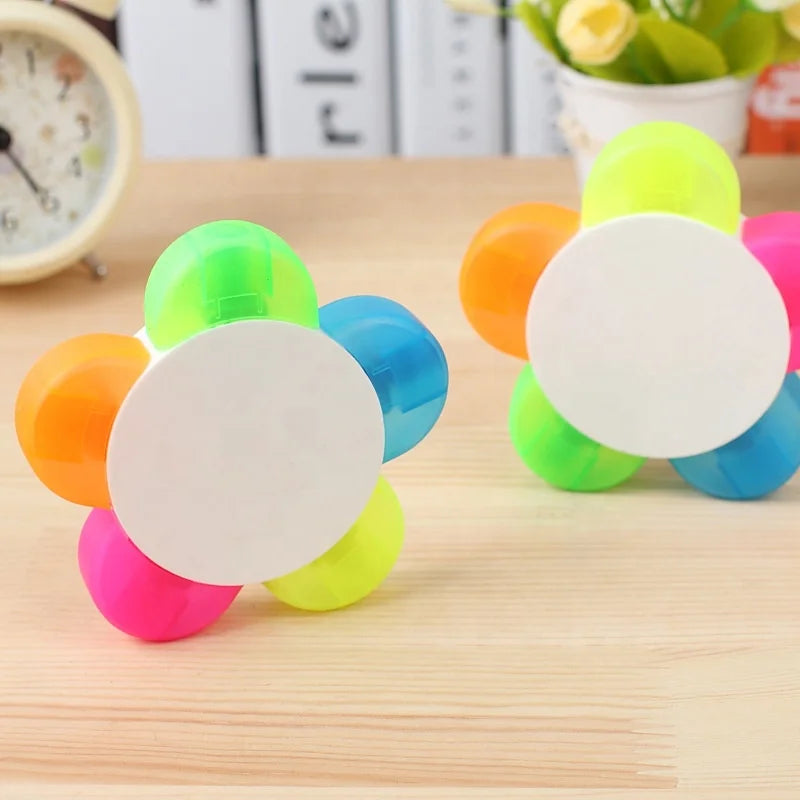 Hign Quality Promotional Customized Flower Highlighter Pen