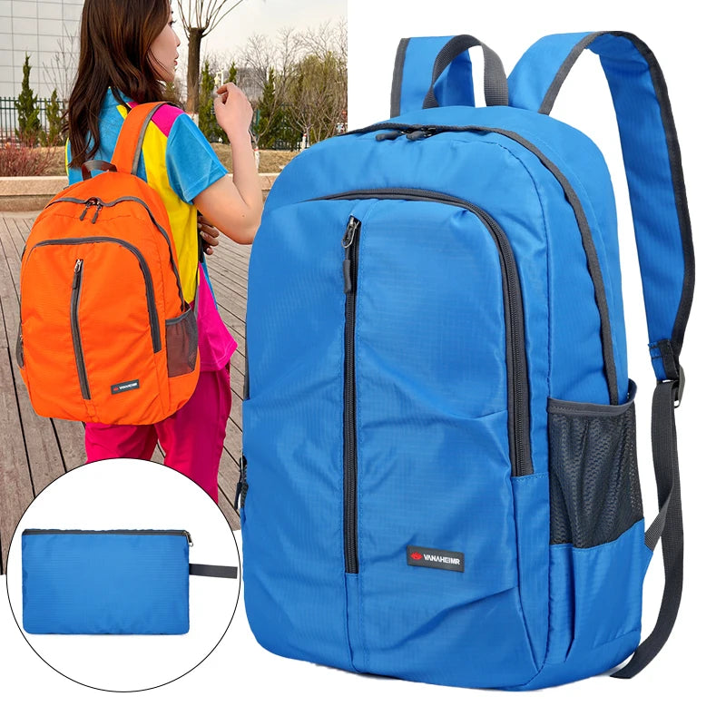 2022 New Outdoor Casual Rucksack Lightweight Large Capacity Foldable Men and Women Travel Hiking Sports Backpack
