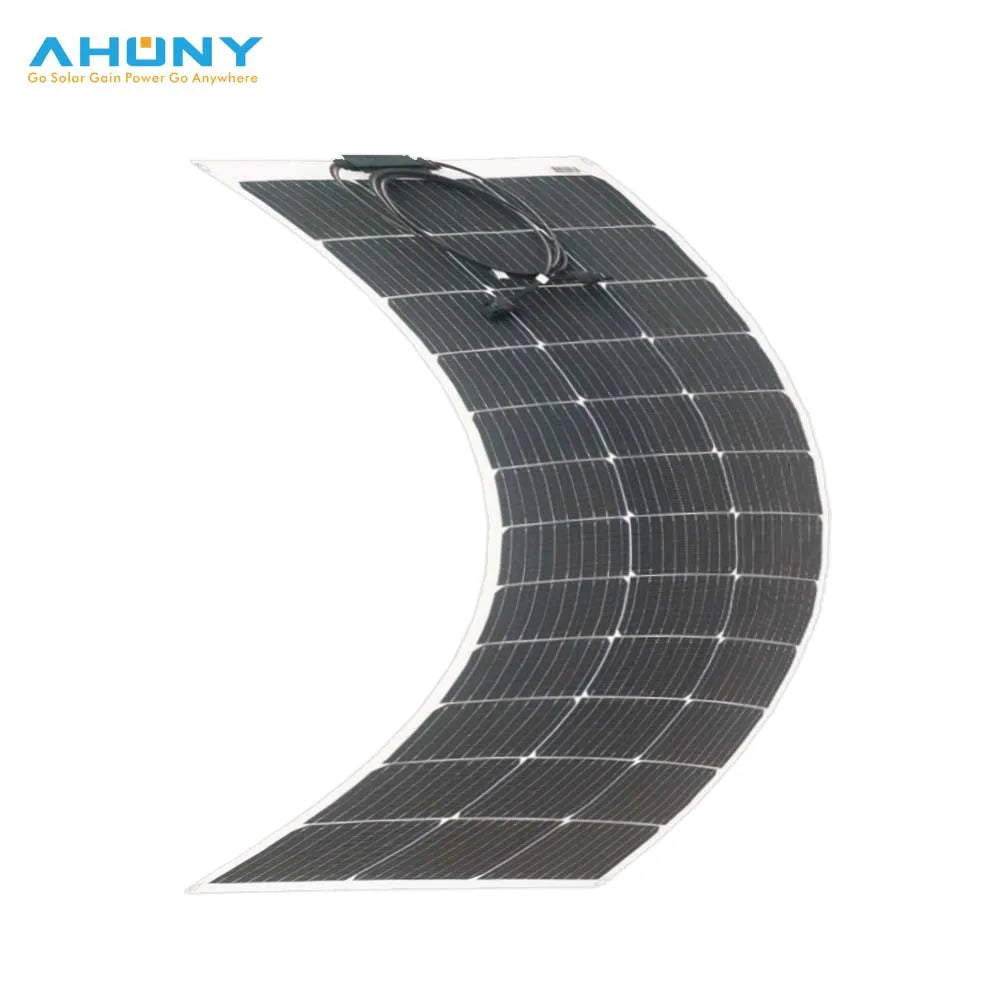 115W 540x1060 HJT Cell 20.1% Efficiency Flexible Solar Panel Fast Delivery Bend Anticrack PV Module Camp Van Vehicle Balcony Awn