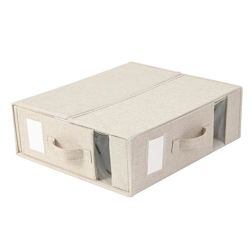 High Quality Storage Boxes & Bins Collapsible Moisture Strip See-Through Window Shirt Pants Clothing Storage Basket