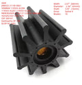 Closed Rubber Impeller Brass Sea Water Pump Kashiyama SP-130 Jabsco 31130-0061 JMP 7420-01 DJ PUMP 09-42-1001