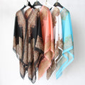 Women Variety Shawl Sunscreen Cashew Nut Flower Scarf Chiffon Shawl Cover up