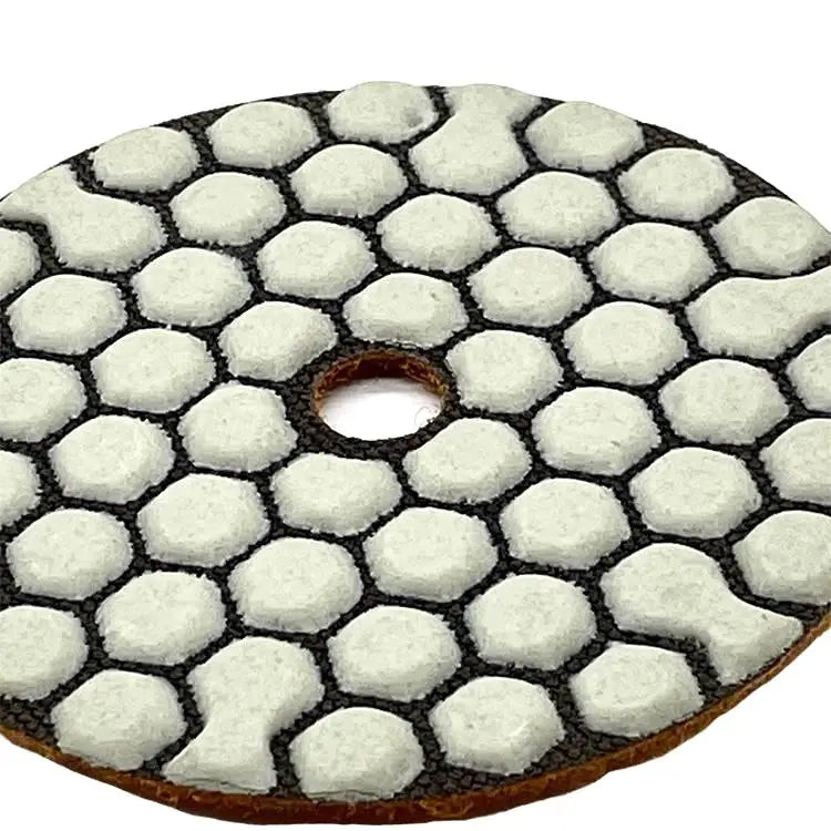 80Mm Dry Floor Flexible Diamond Abrasive Pad Resin Bond Disc Round Granite Buffing Polishing Pad for Marble Stone Quartz