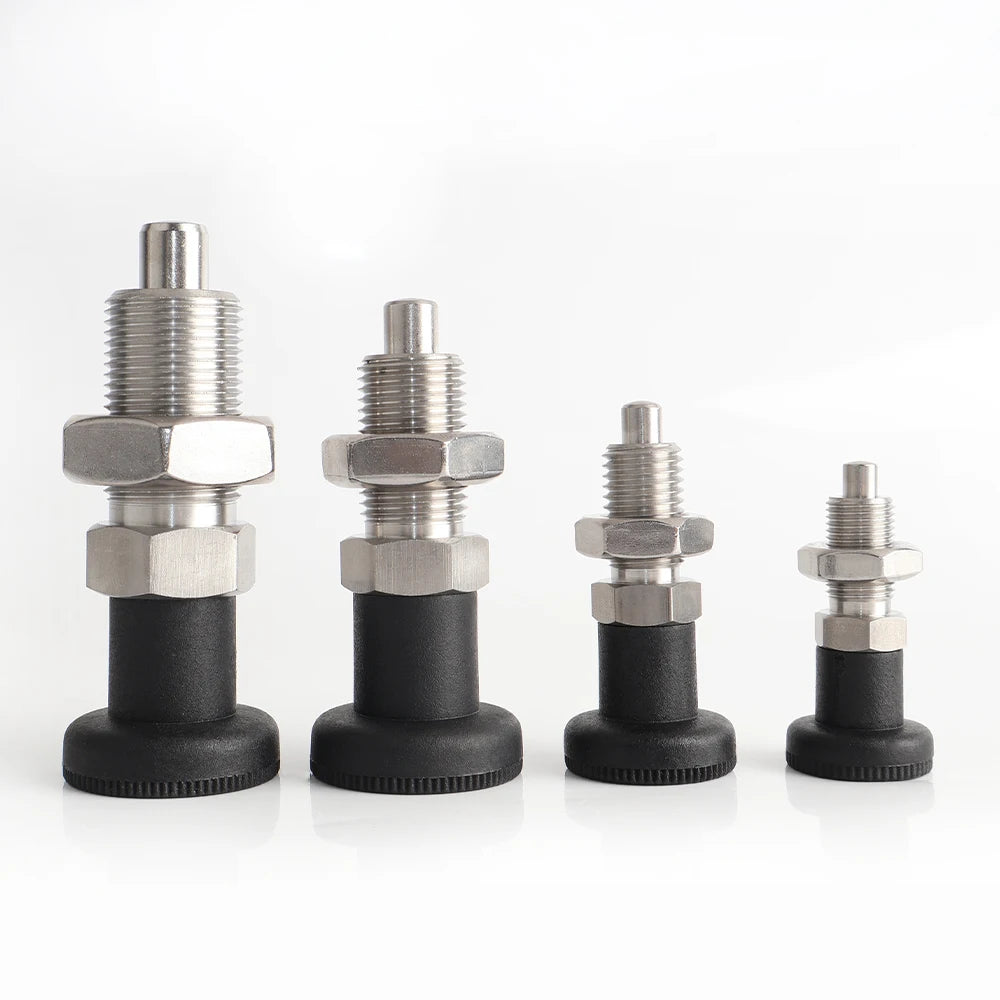 VCN220 Stainless Steel Fine Thread Retractable Spring Indexing Plunger Pin Pull Knob for Machinery Application