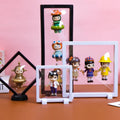 Trendy Jewelry Photo Frame Film Suspension Small Boxes White Necklace Watch Display Box Your Logo Transparent Plastic Material