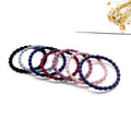 Ponytails Holder Hair Accessories Thick Girls Long Lasting Braids Elastic Rubber Bands Bead Peanut Hair Ties for Women Men