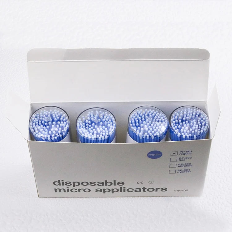 Hot Selling Colorful Applicator for Eyelash Extension Micro Brush in Stock Microbrush Applicator Disposable Micro Swabs