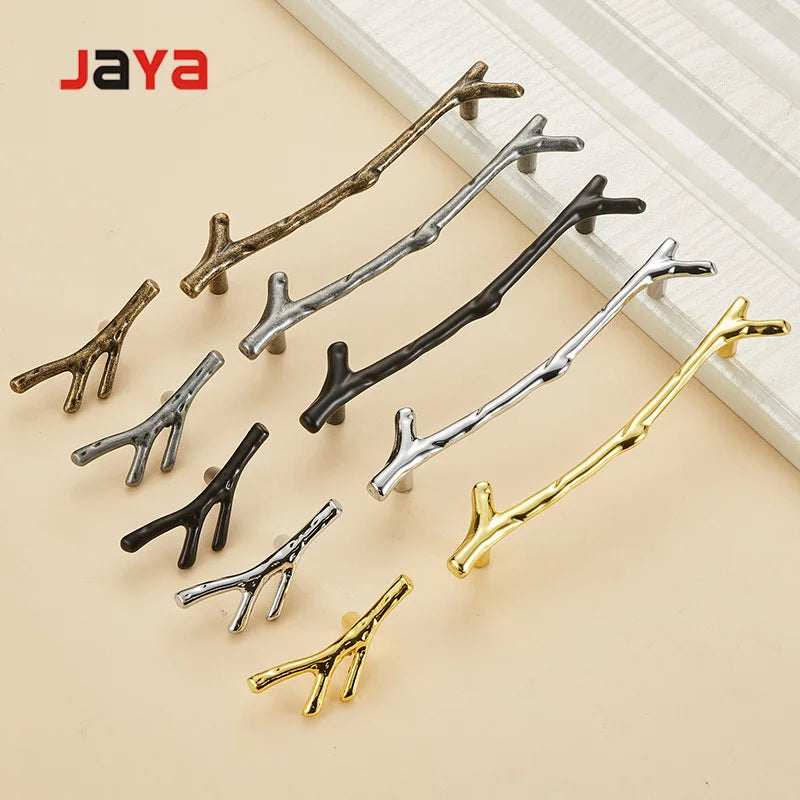 JAYA Furniture Handles & Knobs Zinc Cabinet Wardrobe Handle Maniglia Armadio Cabinet Legs Sliding Main Door Handle