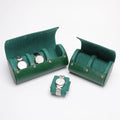 LAIHE Luxury Leather Travel Watch Case Drawer Style with Customized Logo 1 2 3 Slots OEM & ODM Wholesale