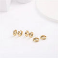 High Quality Stainless Steel PVD Gold Plated No Ear Piercing Holes Wearing Earrings Ear Cuffs