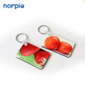 Personalized Custom Promotional Gift Sublimation Wood Rectangle Blank MDF Keychains