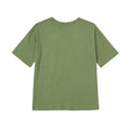 Summer Solid Color t Shirts for Girls Round Collar Tops and t Shirt