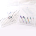 TSZS Nail Drill Bits Set 10Pcs Tungsten Carbide Nail Drill Bits Remove Acrylic Poly Gel Polish Tools