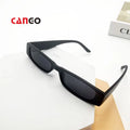 Designer Flat Top Rectangle Sunglasses Women Men Luxury Shaldes Sun Glasses