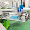 4 Color 10 Station Automatic Screen Printing Machine for T-shirts Custom Unisex Bulk Printed Blank White 100% Cotton Graphic Men